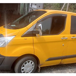 Nakładki na Lusterka (2 szt., Stal Nierdzewna) Ford Custom 2013-2022 zdjęcia 2