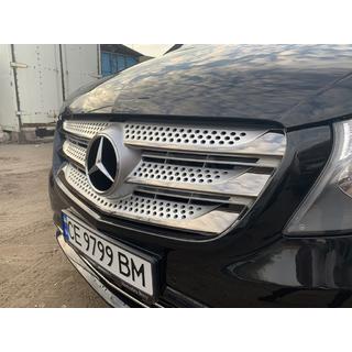 Nakładki na Grilla 2014-2020 (5 szt, BlackChrome) zdjęcia 2