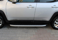 Jeep Renegade 2014- Listwy Drzwiowe Czarny Chrom (4 szt, Stal Nierdzewna) zdjęcia 3