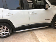 Jeep Renegade 2014- Listwy Drzwiowe Czarny Chrom (4 szt, Stal Nierdzewna) zdjęcia 1