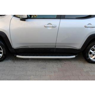 Listwy Drzwiowe Czarny Chrom (4 szt, Stal Nierdzewna) Jeep Renegade 2014- zdjęcia 3