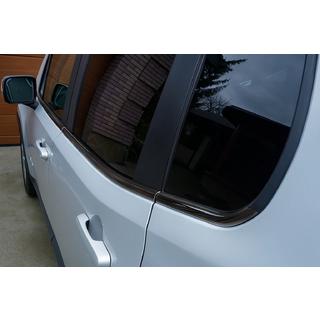 Listwy Ozdobne Okien Czarny Chrom (6 szt, Stal Nierdzewna) Jeep Renegade 2014- zdjęcia 2