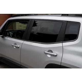 Listwy Ozdobne Okien Czarny Chrom (6 szt, Stal Nierdzewna) Jeep Renegade 2014- zdjęcia 1