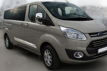 Ford Custom 2013-2022 Nakładki na Lusterka Szary Mat (2 szt., Plastik) zdjęcia 4