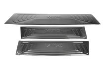 Mercedes Vito/V-class W447 2014- Nakładki progowe wewnętrzne Czarny Chrom (stal nierdzewna) 3 Nakładki na Progi zdjęcia 3