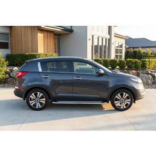 Progi Boczne Maydos V2 (2 szt., Aluminium i Stal Nierdzewna) Kia Sportage 2010-2015 zdjęcia 1