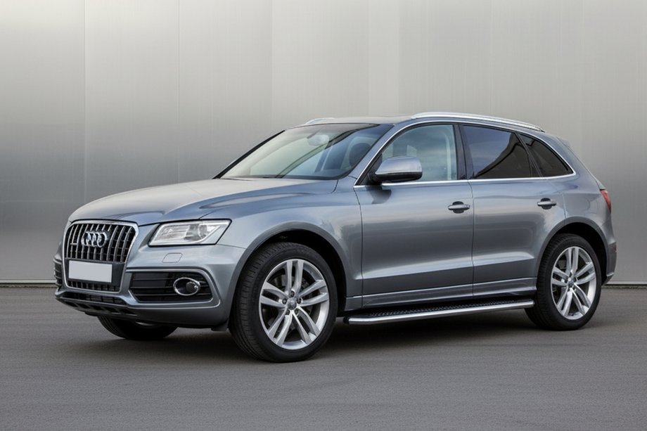 Audi Q5 2008-2017 Progi Boczne Maydos V2 (2 szt., Aluminium i Stal Nierdzewna) Image