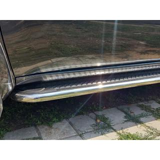 Progi Boczne Maydos V2 (2 szt., Aluminium i Stal Nierdzewna) Mitsubishi L200 2006-2015 zdjęcia 4