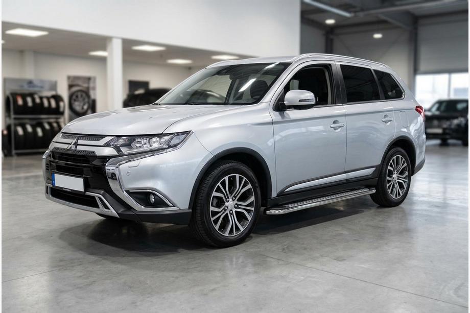 Mitsubishi Outlander 2012-2021 Progi Boczne Maydos V2 (2 szt., Aluminium i Stal Nierdzewna) Image