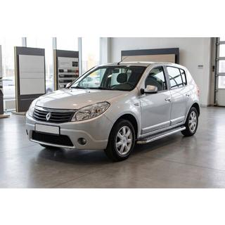 Progi Boczne Maydos V2 (2 szt., Aluminium i Stal Nierdzewna) Renault Sandero 2007-2013 zdjęcia 1