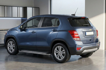 Chevrolet Trax 2012-2023 Progi Boczne Maydos V2 (2 szt., Aluminium i Stal Nierdzewna) zdjęcia 1