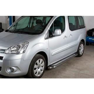 Progi Boczne Maydos V2 (2 szt., Aluminium i Stal Nierdzewna) Peugeot Partner Tepee 2008-2018 zdjęcia 1