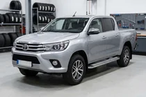 Toyota Hilux 2015- Progi Boczne Maydos V2 (2 szt., Aluminium i Stal Nierdzewna) zdjęcia 1