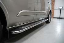 Ford Custom 2013-2022 Progi Boczne Maydos V2 (2 szt., Aluminium i Stal Nierdzewna) zdjęcia 1