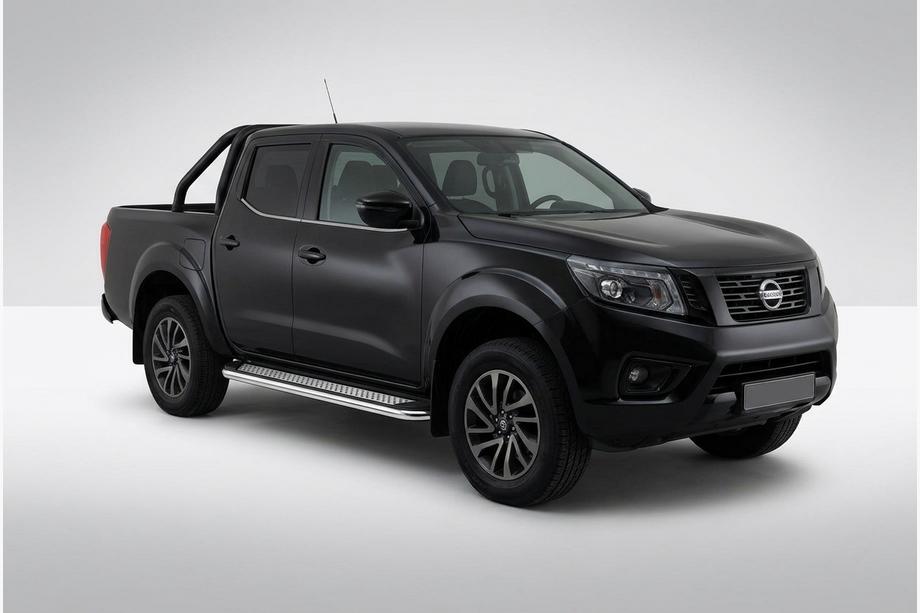 Nissan Navara/NP300 2016- Progi Boczne Maydos V2 (2 szt., Aluminium i Stal Nierdzewna) Image