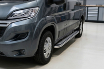 Fiat Ducato 2006-2025 Progi Boczne Maydos V2 (2 szt., Aluminium i Stal Nierdzewna) Krótki Rozstaw Osi zdjęcia 1