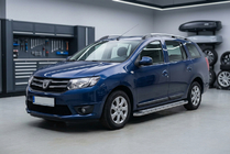 Renault Logan MCV 2013-2022 Progi Boczne Maydos V2 (2 szt., Aluminium i Stal Nierdzewna) zdjęcia 1