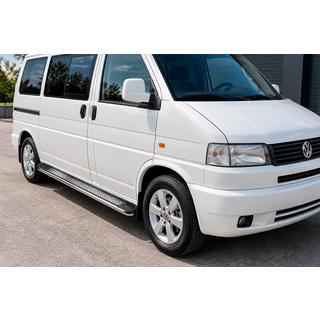 Progi Boczne Maydos V2 (2 szt., Aluminium i Stal Nierdzewna) Volkswagen T4 Caravelle/Multivan 1990–2003 zdjęcia 1