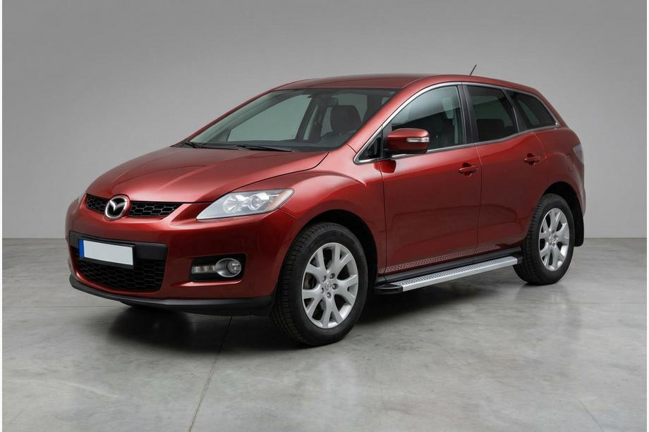 Mazda CX-7 2006-2012 Progi Boczne Maya V2 (2 szt., Aluminium) Image