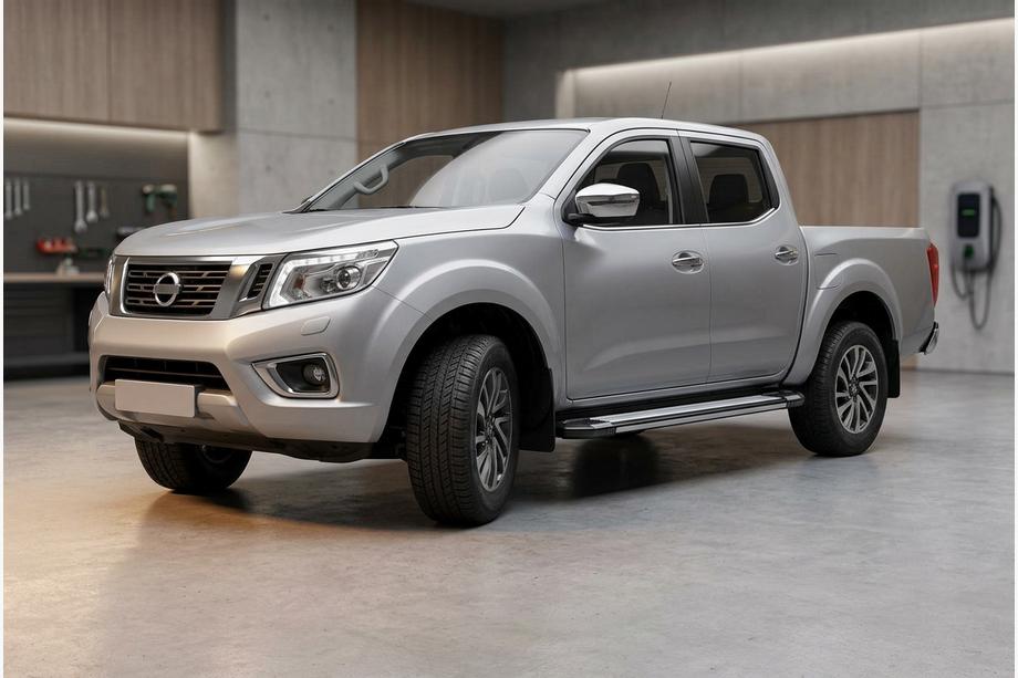 Nissan Navara/NP300 2016- Progi Boczné Rainbow (2 szt., Aluminium) Image