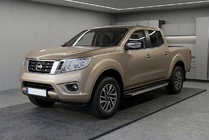 Nissan Navara/NP300 2016- Progi Boczné Maya V1 (2 szt., Aluminium) zdjęcia 1