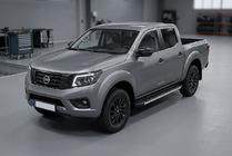 Nissan Navara/NP300 2016- Progi Boczné Duru (2 szt., Aluminium) zdjęcia 1