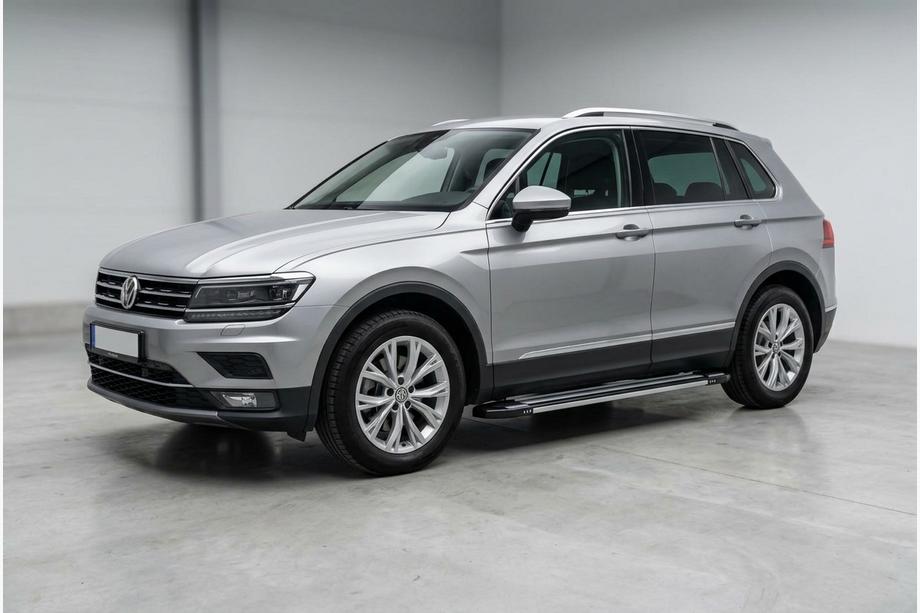 Volkswagen Tiguan 2016-2023 Progi Boczné Rainbow (2 szt., Aluminium) Image