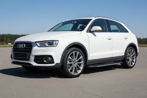 Audi Q3 2011-2019 Progi Boczné Bosphore Grey (2 szt., Aluminium) zdjęcia 1