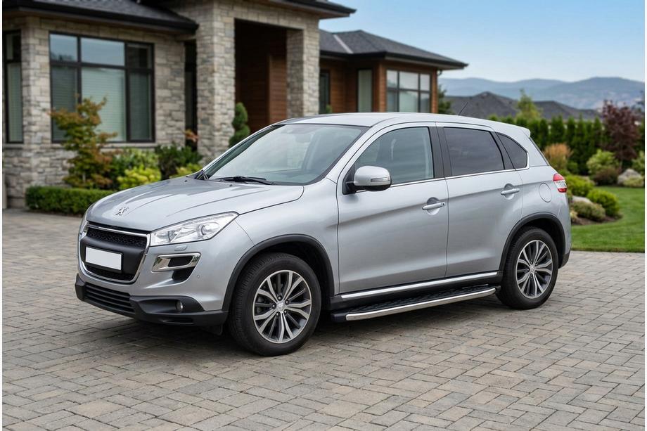 Peugeot 4008 2012-2017 Progi Boczne BlackLine (2 szt, Aluminium) Image