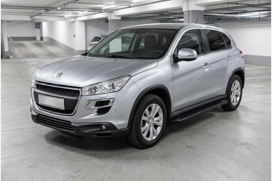 Peugeot 4008 2012-2017 Progi Boczné Allmond Black (2 szt., Aluminium) Image