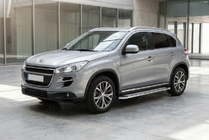 Peugeot 4008 2012-2017 Progi Boczne Maydos V2 (2 szt., Aluminium i Stal Nierdzewna) zdjęcia 1