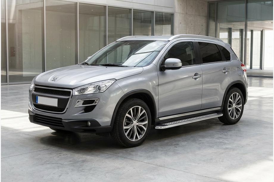 Peugeot 4008 2012-2017 Progi Boczne Maydos V2 (2 szt., Aluminium i Stal Nierdzewna) Image