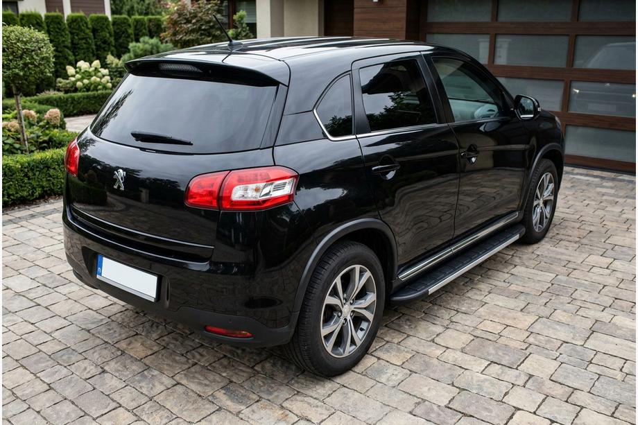 Peugeot 4008 2012-2017 Progi Boczné Duru (2 szt., Aluminium) Image