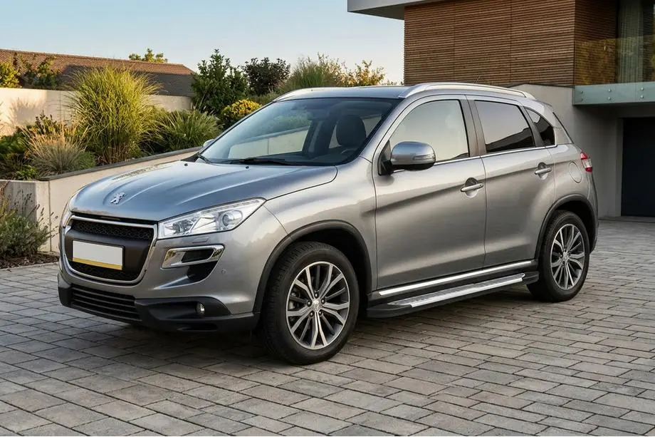 Peugeot 4008 2012-2017 Progi Boczne Line (2 szt., Aluminium) Image