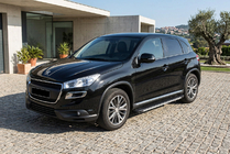Peugeot 4008 2012-2017 Progi Boczné Maya V1 (2 szt., Aluminium) zdjęcia 1