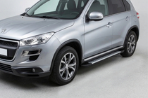 Peugeot 4008 2012-2017 Progi Boczné Typ X5 (2 szt., Aluminium) zdjęcia 1