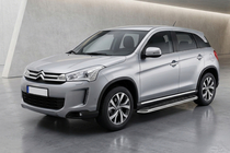 Citroen C-4 Aircross 2012-2017 Progi Boczne Maydos V1 (2 szt., Aluminium i Stal Nierdzewna) zdjęcia 1