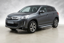 Citroen C-4 Aircross 2012-2017 Progi Boczné Typ X5 (2 szt., Aluminium) zdjęcia 1
