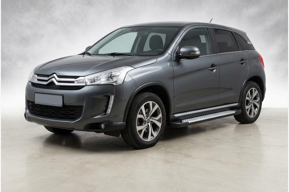 Citroen C-4 Aircross 2012-2017 Progi Boczné Typ X5 (2 szt., Aluminium) Image