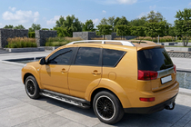Peugeot 4007 2007-2013 Progi Boczné Sunrise (2 szt., Aluminium) zdjęcia 1