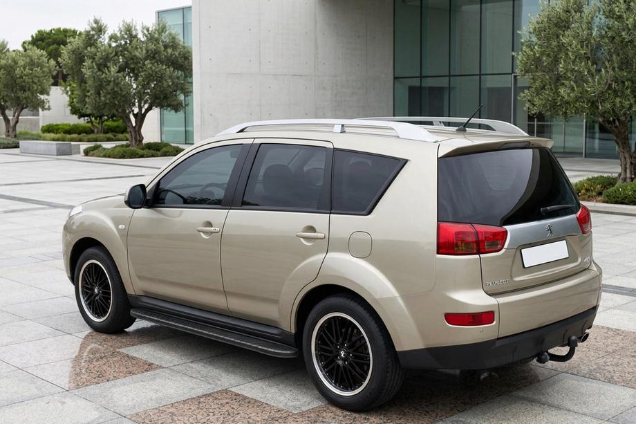 Peugeot 4007 2007-2013 Progi Boczné Bosphorus Black (2 szt., Aluminium) Image