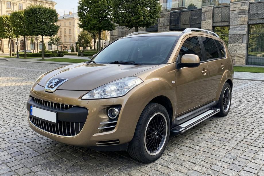 Peugeot 4007 2007-2013 Progi Boczné Rainbow (2 szt., aluminium) Image