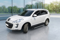 Peugeot 4007 2007-2013 Progi Boczné Duru (2 szt., Aluminium) zdjęcia 1