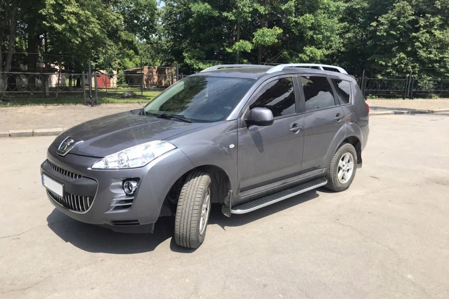 Peugeot 4007 2007-2013 Progi Boczné Tayga (2 szt., Aluminium) Image