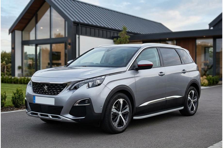 Peugeot 5008 2016-2023 Progi Boczne Tayga Grey (2 szt., Aluminium) Image