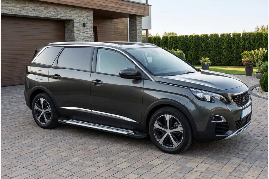 Peugeot 5008 2016-2023 Progi Boczne Line (2 szt., Aluminium) Image