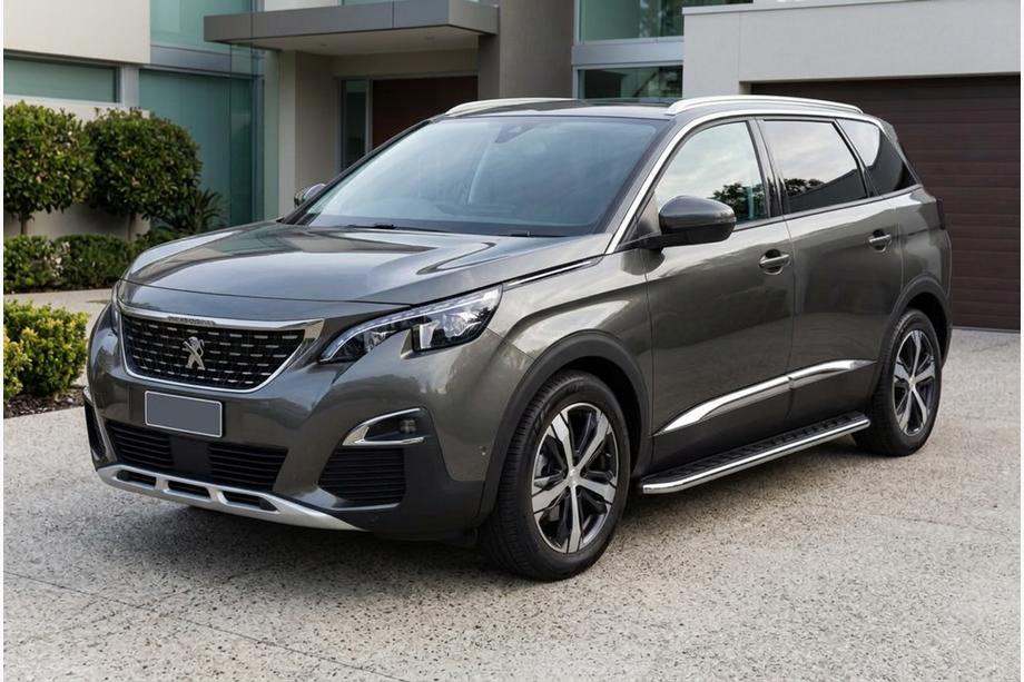 Peugeot 5008 2016-2023 Progi Boczne Maydos V1 (2 szt., Aluminium i Stal Nierdzewna) Image