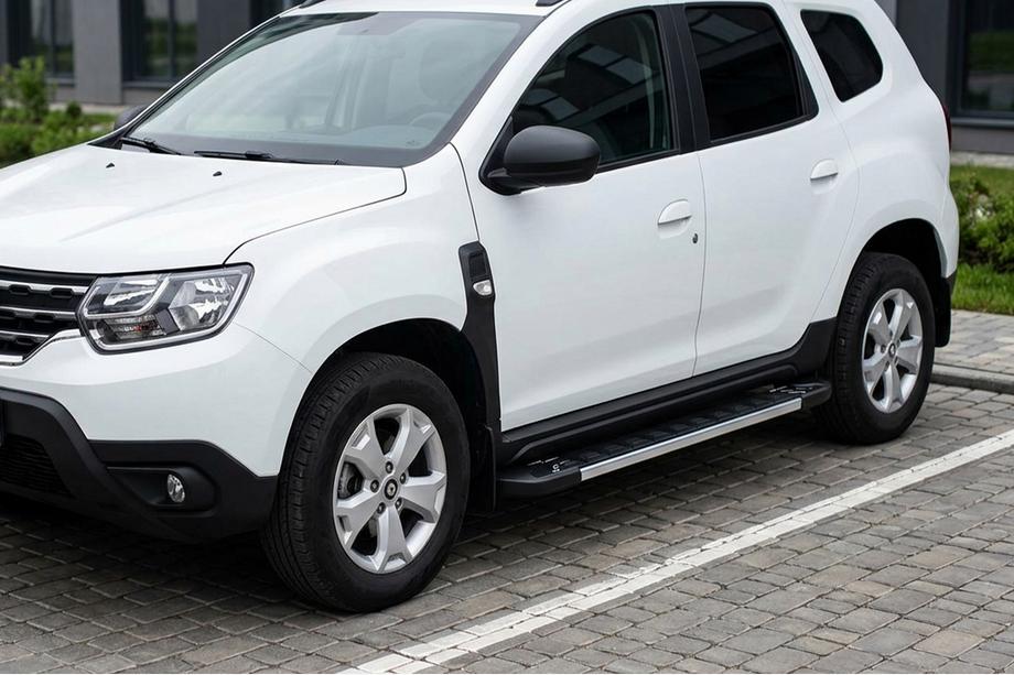 Renault Duster 2018-2024 Progi Boczné RedLine V1 (2 szt., Aluminium) Image