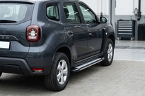 Renault Duster 2018-2024 Progi Boczné Rainbow (2 szt., Aluminium) zdjęcia 1