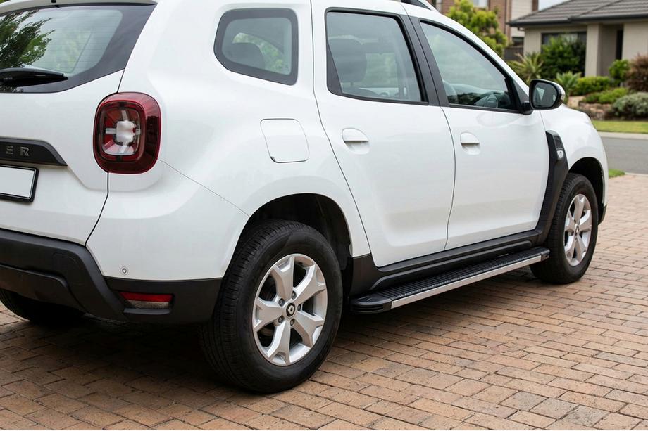 Renault Duster 2018-2024 Progi Boczné Maya V1 (2 szt., Aluminium) Image